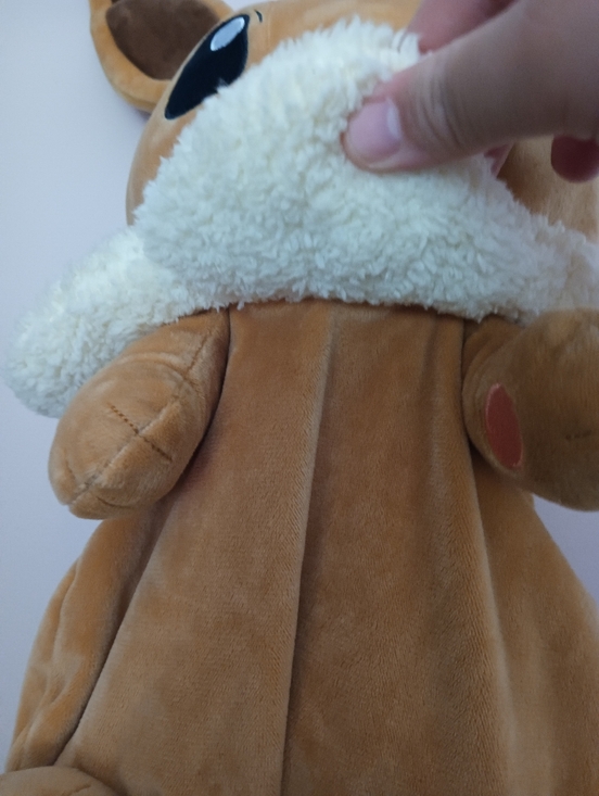 Eevee Plush Backpack - Light Brown with Cream Collar main image 10